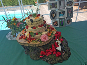 Aufwändige Hochzeitstorte&hellip;