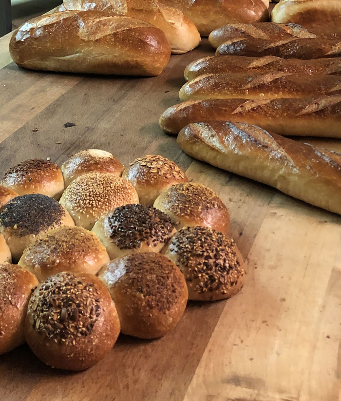 Partykranz und Baquette