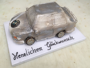 Torte als silberner BMW&hellip;
